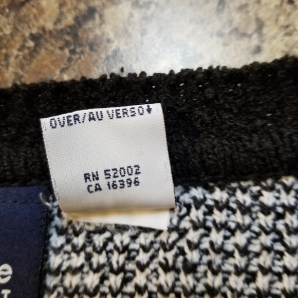 🛍️❤️ Liz Claiborne Lizsport BW Grandmacore Open Front Cardigan 🛍️❤️ Size SP - Picture 6 of 8